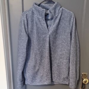 Eddie Bauer Soft Gray Women's Cowl Neck Sweater